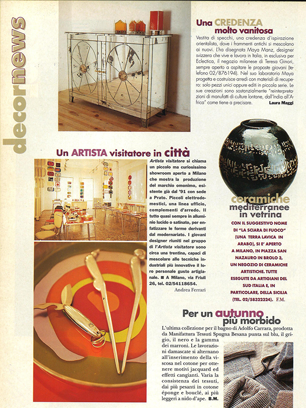 zeile07 - Maya Manz, Interior Design Milano, Bern