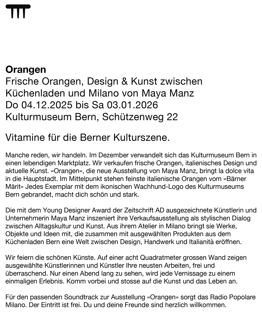 Links,1 - Maya Manz, Interior Design Milano, Bern