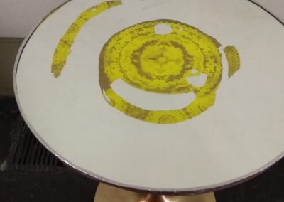 tavolo giallo